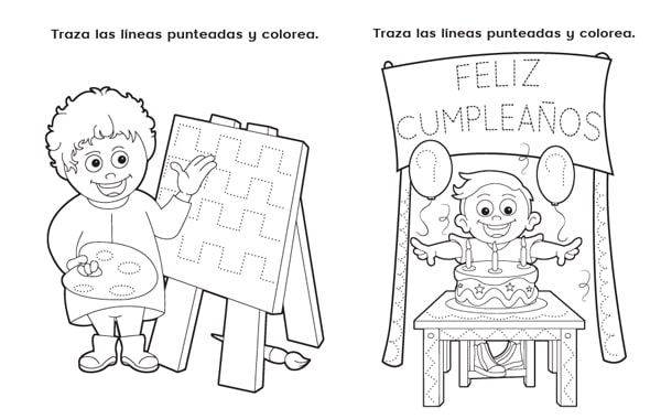 Páginas libro infantil Coloreando y Madurando Jumbo 3, libros preescolar, actividaes preescolar, articulos pedagógicos preescolar, educación preescolar