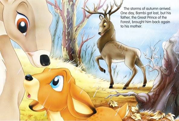 Páginas libro infantil Bambi, Libros ingles