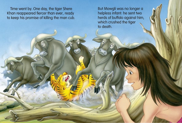 Páginas libro infantil The Jungle Book, Libros ingles