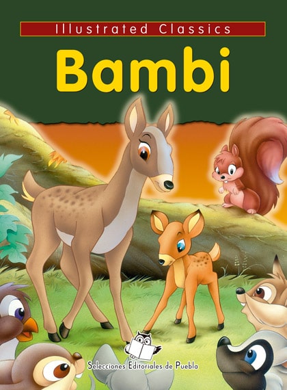 Portada libro infantil Bambi, Libros ingles