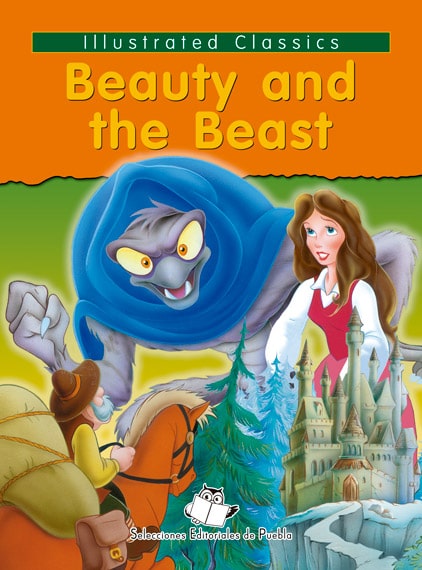 Portada libro infantil Beauty and the Beast, Libros ingles