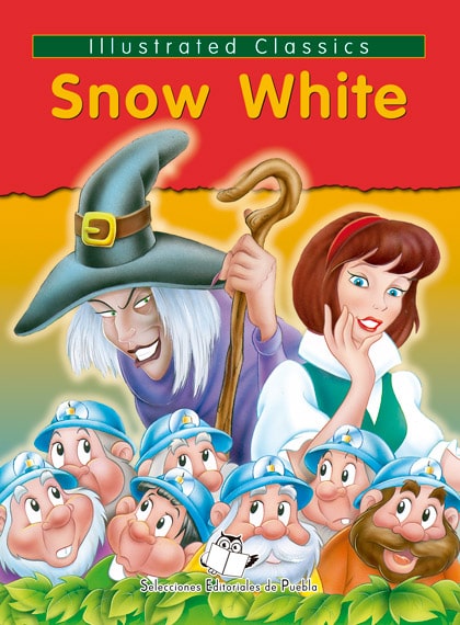 Portada libro infantil Snow White, Libros ingles