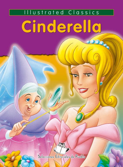 Portada libro infantil Cinderella, Libros ingles