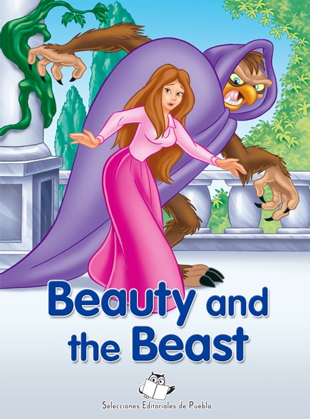 Portada libro infantil Beauty and the Beast, Libros ingles