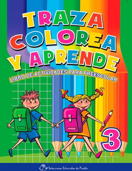 Libro Traza, Colorea y Aprende 3 ¤ Ediciones y Libros Infantiles